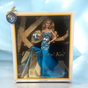 Barbie Happy Birthday Ken 50th Anniversary 2011 Pink Label Doll